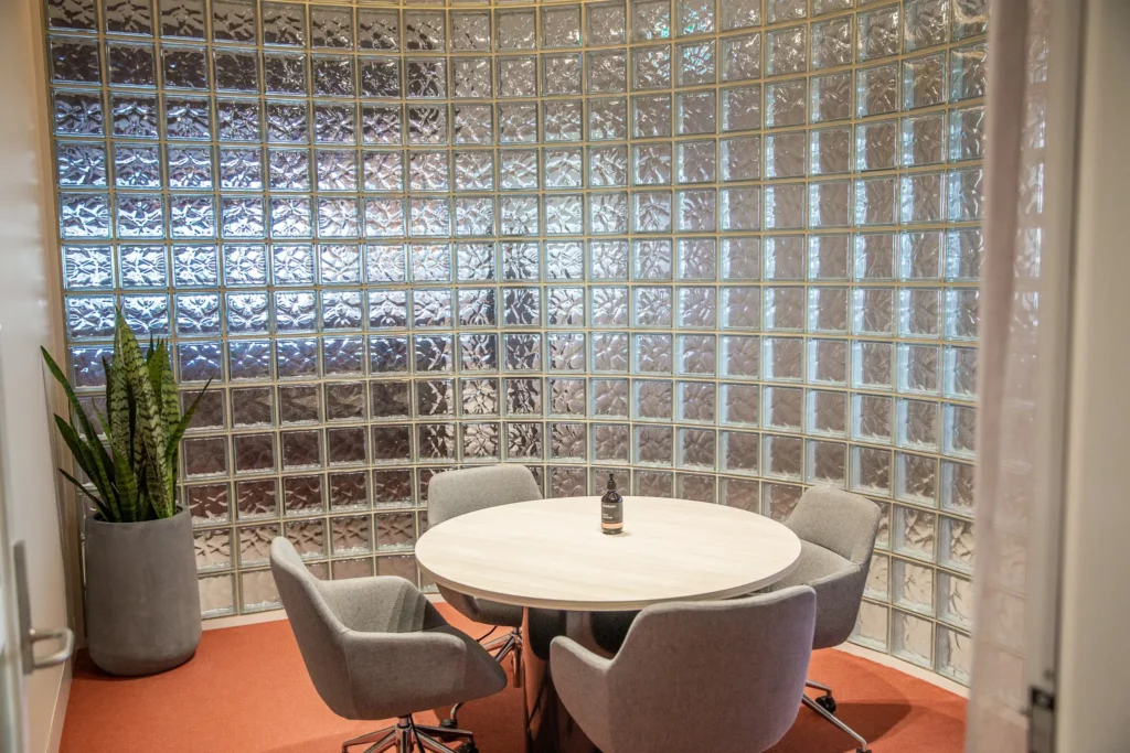 Yellow Gum 4 Person Meeting Room for Hir at Waterman Bundoora Coworking Space in Bundoora, VIC