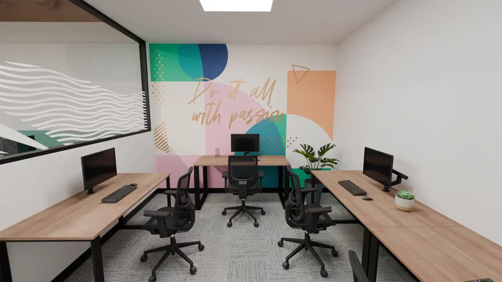 Waterman Clayton, 4 Person Office Space