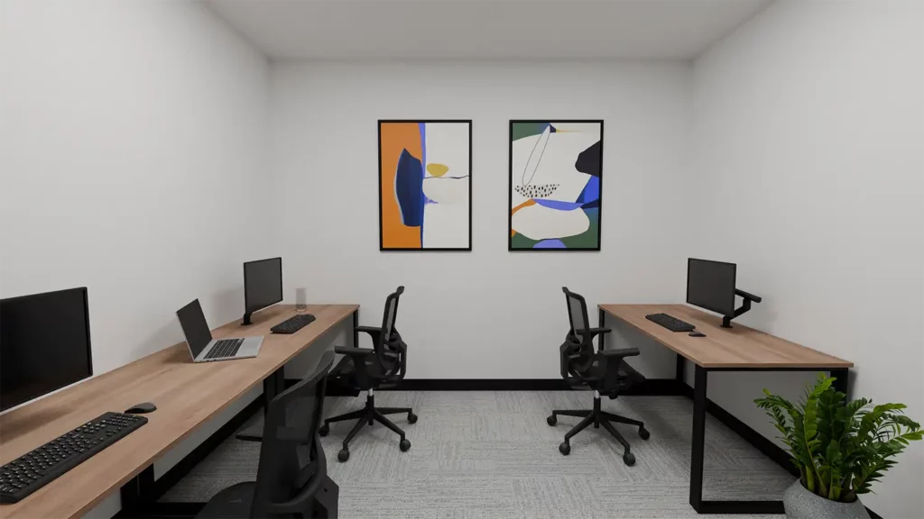 Clayton Suite 07 4 person office