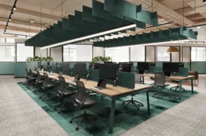 Waterman Clayton Coworking Desks Render