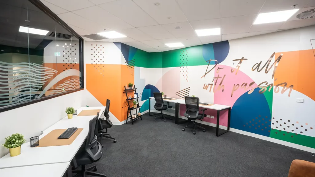 Hire a 5 Person Private Day Office for Hybrid Teams with HDMI Monitors Included at Waterman Richmond Coworking Space in Richmond, VIC
