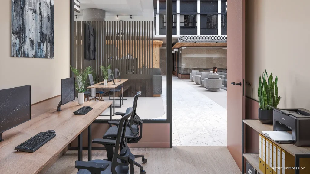 Collins Office Render Suite 21 2 Person Capacity