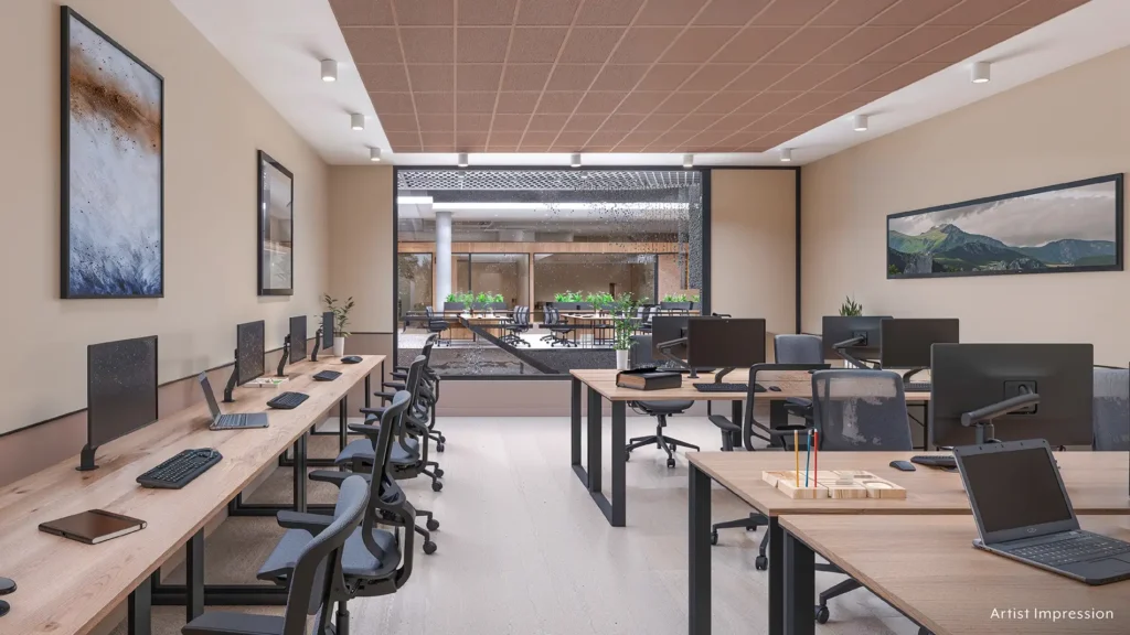 Collins Office Render Suite 39 13 Person Office Space