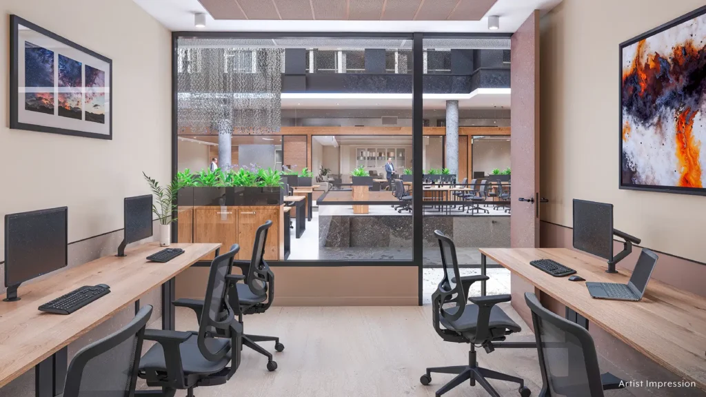 Collins Office Render Suite 4 5 Person Capacity