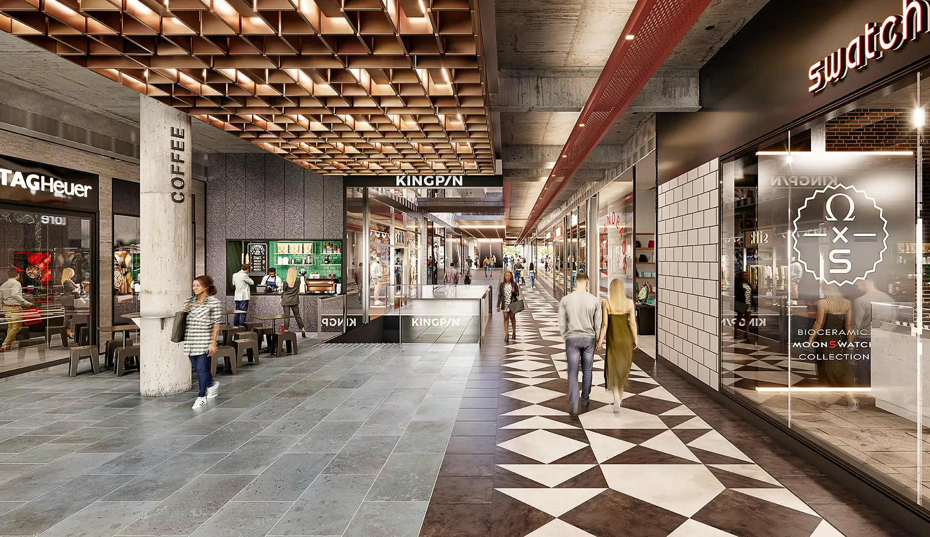 Collins Arcade Internal Render