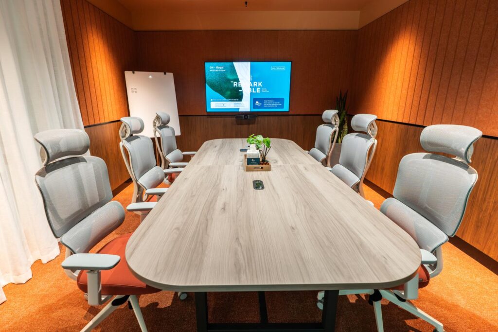 Premium 6 Person Meeting Room Hire Melbourne CBD Royal Meeting Room