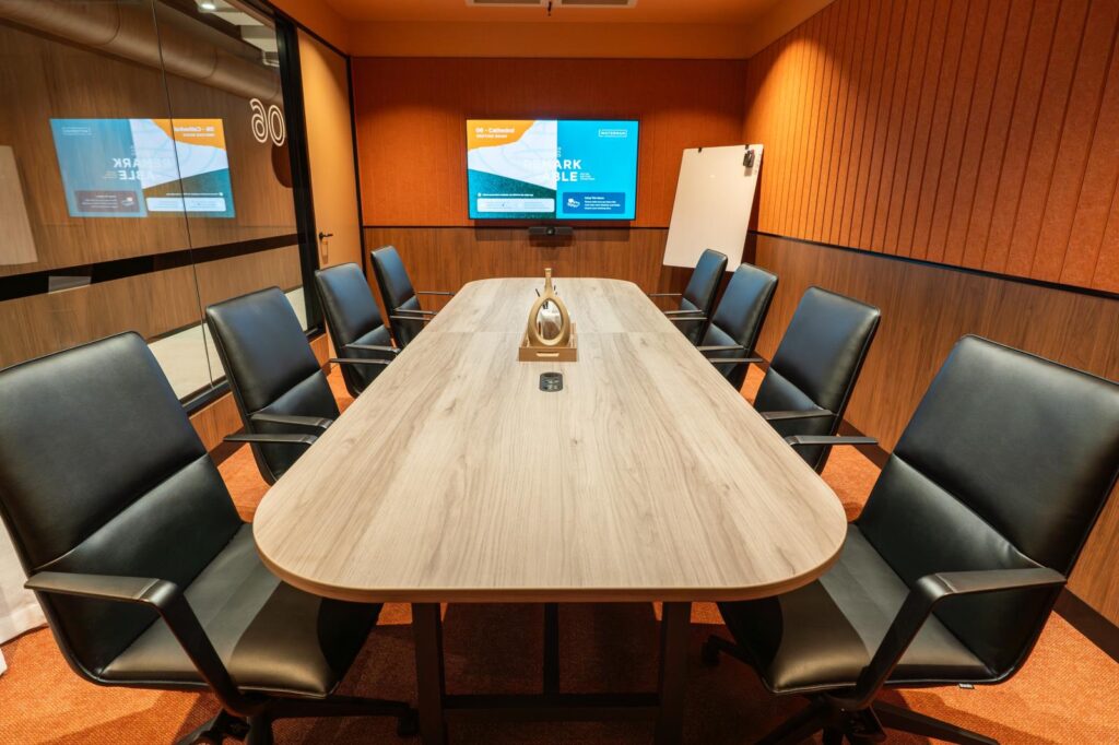 6-Person Meeting Room Hire in Melbourne CBD - Cathedral Meeting Room at Waterman Collins Street Coworking Centre