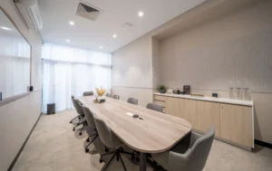 Nepean 8 Person Meeting Room for Hire in Brighton at Waterman Workspaces