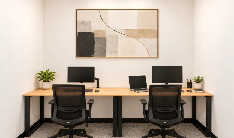 Bundoora Suite 23 with art
