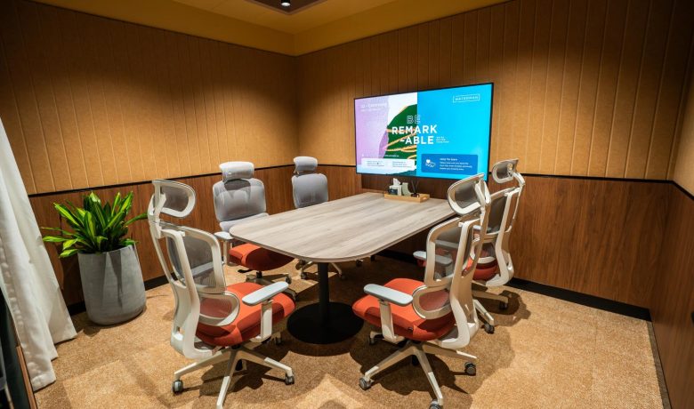 5-Person Meeting Room Hire in Melbourne CBD - Centreway Meeting Room at Waterman Collins Street Coworking Centre