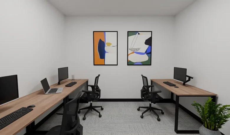 Clayton Suite 07 4 person office