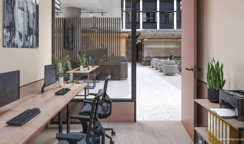 Collins Office Render Suite 21 2 Person Capacity