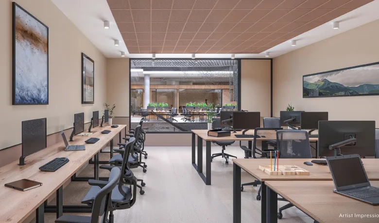 Collins Office Render Suite 39 13 Person Office Space