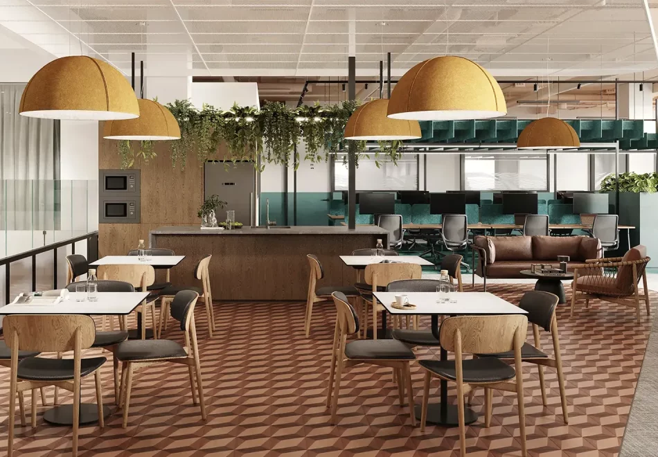 Waterman Clayton Communal Kitchen Render