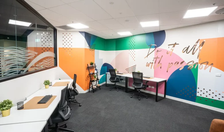 Hire a 5 Person Private Day Office for Hybrid Teams with HDMI Monitors Included at Waterman Richmond Coworking Space in Richmond, VIC