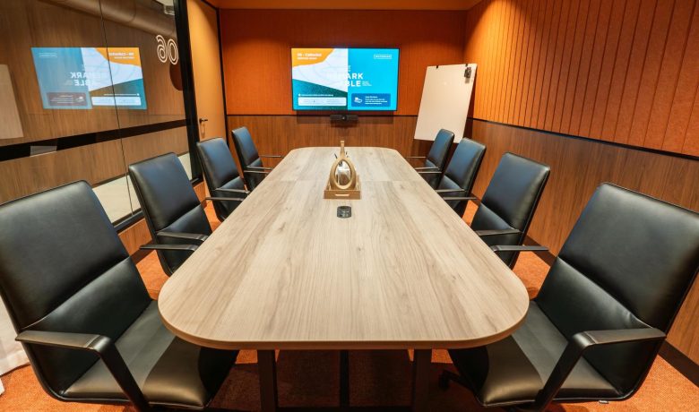 6-Person Meeting Room Hire in Melbourne CBD - Cathedral Meeting Room at Waterman Collins Street Coworking Centre